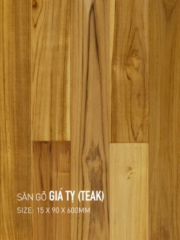 Teak hardwood flooring 90x600mm