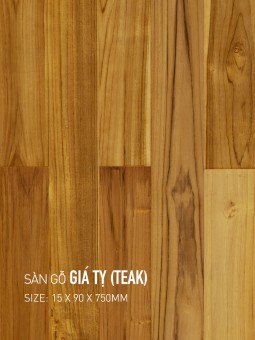 Teak hardwood flooring 90x750mm