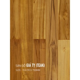 Teak hardwood flooring 90x750mm