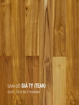 Teak hardwood flooring 90x900mm