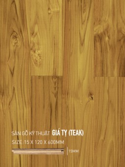 Teak hardwood Flooring 120x600mm