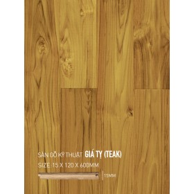 Teak hardwood Flooring 120x600mm