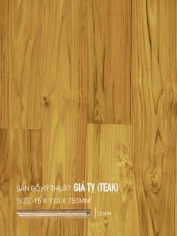 Teak hardwood Flooring 120x750mm