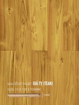 Teak hardwood Flooring 120x900mm