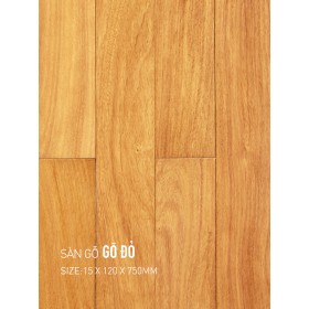 Sàn gỗ gõ đỏ 120x750mm