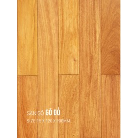 Sàn gỗ gõ đỏ 120x900mm