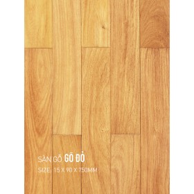 Sàn gỗ gõ đỏ 90x750mm