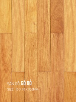 Sàn gỗ gõ đỏ 90x900mm