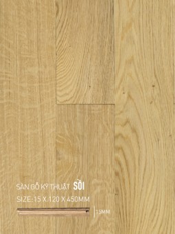 Sàn gỗ Sồi Engineered 120x450mm