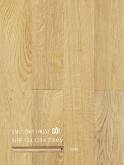 Sàn gỗ Sồi Engineered 120x750mm