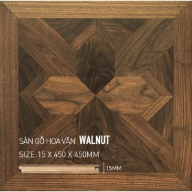 Walnut Art Flooring 450x450mm