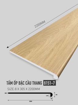 Tấm Ốp Bậc Cầu Thang 6151-7