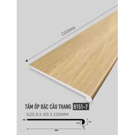 Tấm Ốp Bậc Cầu Thang 6151-7