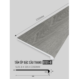 Tấm Ốp Bậc Cầu Thang 6151-8