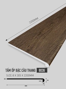 Tấm Ốp Bậc Cầu Thang 8036