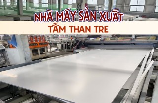 NHÀ MÁY SẢN XUẤT TẤM THAN TRE