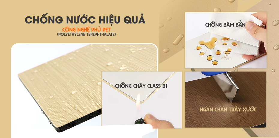 tính năng của tấm ốp than tre