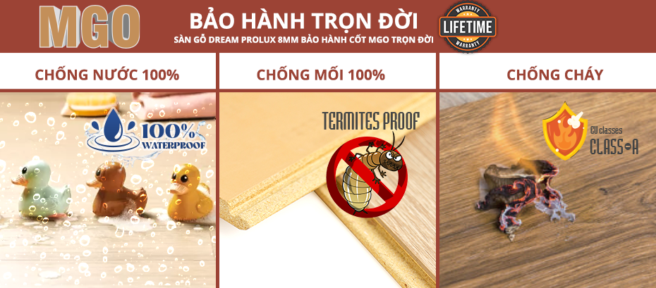 tính năng cốt gỗ MGO