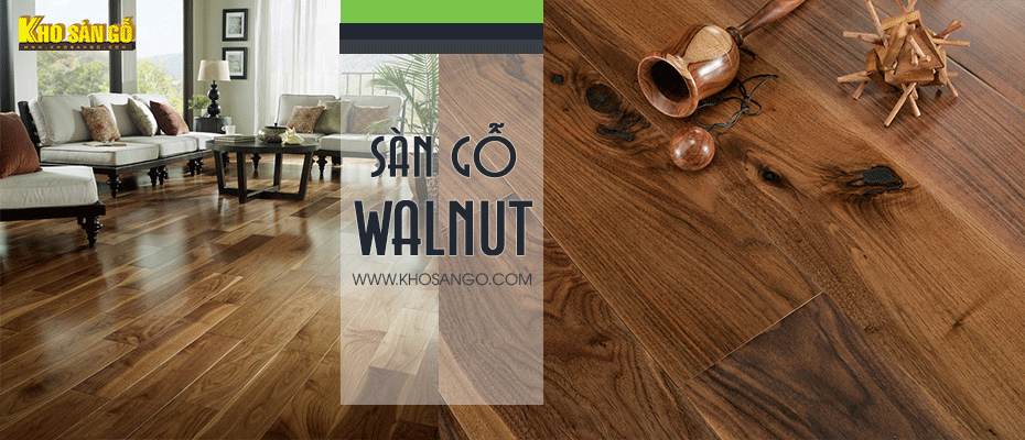 sàn gỗ tự nhiên walnut